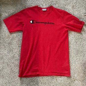 red champion tee